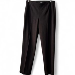 y2k Chocolate Brown Talbots Office Siren Straight Leg Ankle Show Dress Pants 6P